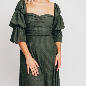 Worth Collective hunter green dress L